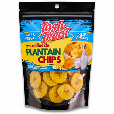 Plantain Chips - Salt & Vinegar 100g